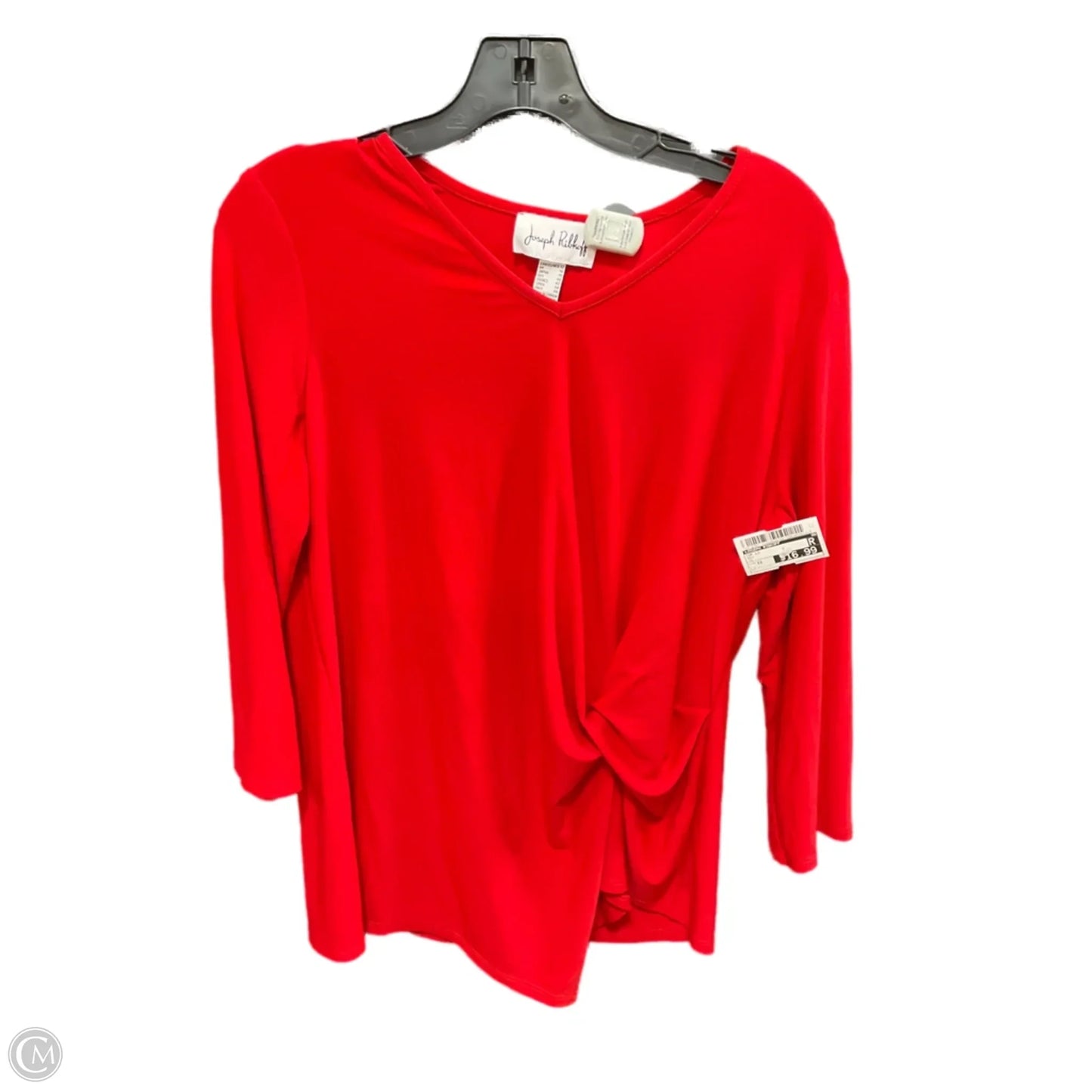 Top Long Sleeve By Joseph Ribkoff In Red, Size: 12
