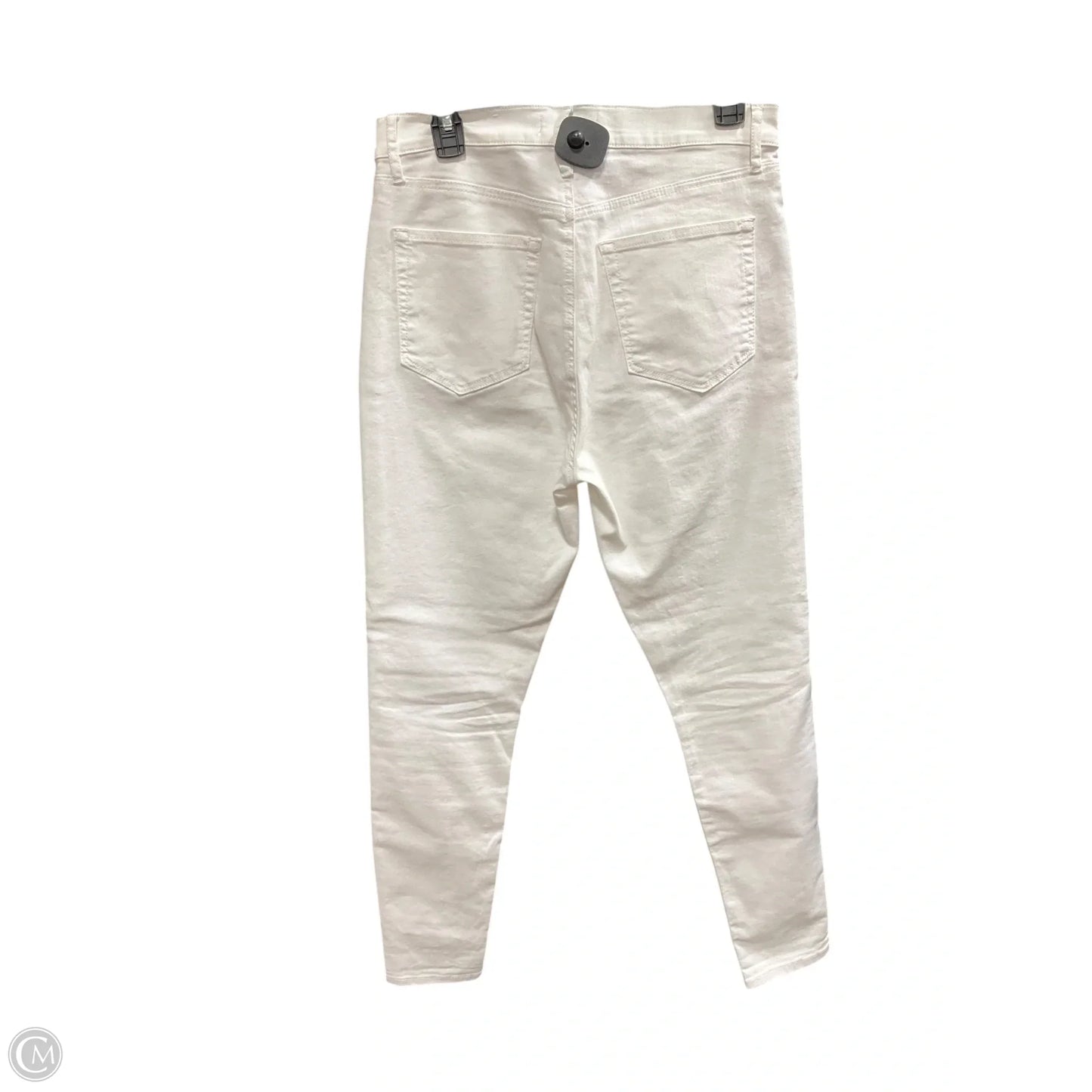 Jeans Skinny By Loft In White, Size: 6