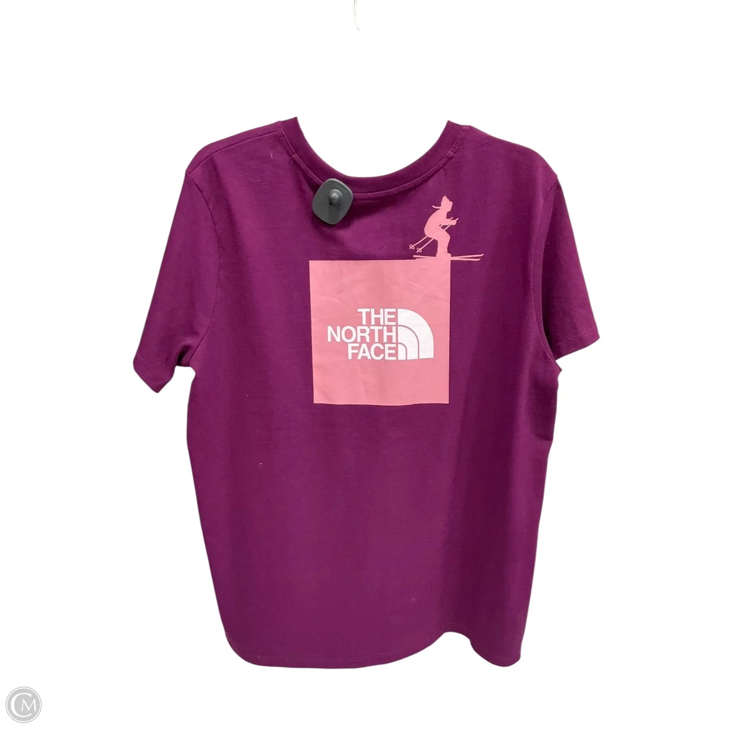 Athletic Top Short Sleeve By The North Face In Purple, Size: Xl