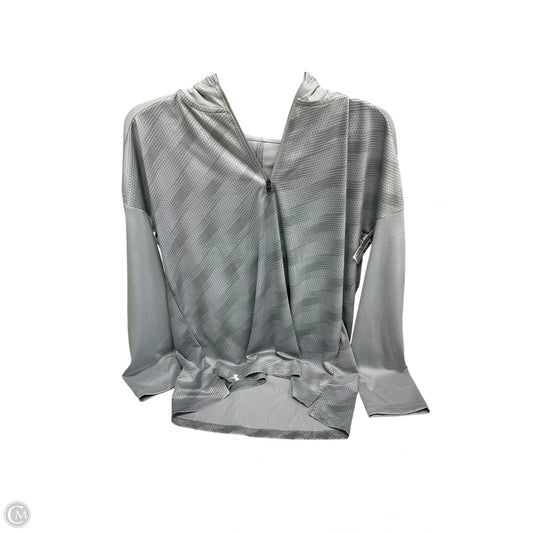 Athletic Jacket By Under Armour In Grey, Size: M
