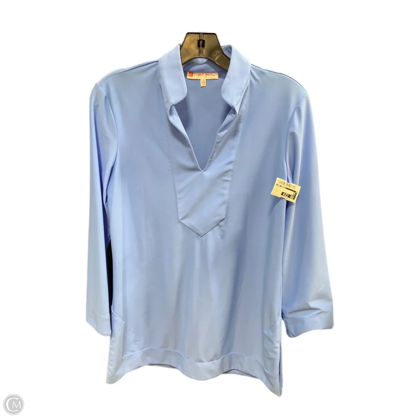 Top Long Sleeve By Jude Connally In Blue, Size: S