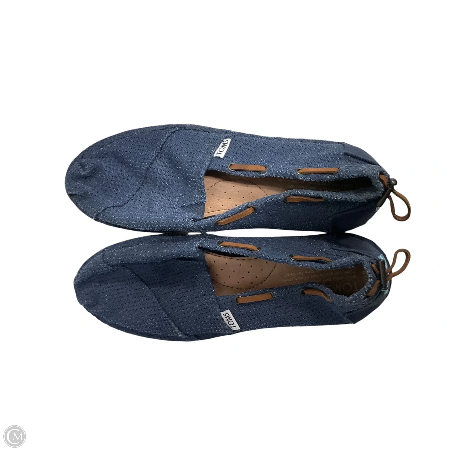 Shoes Flats By Toms In Navy, Size: 9