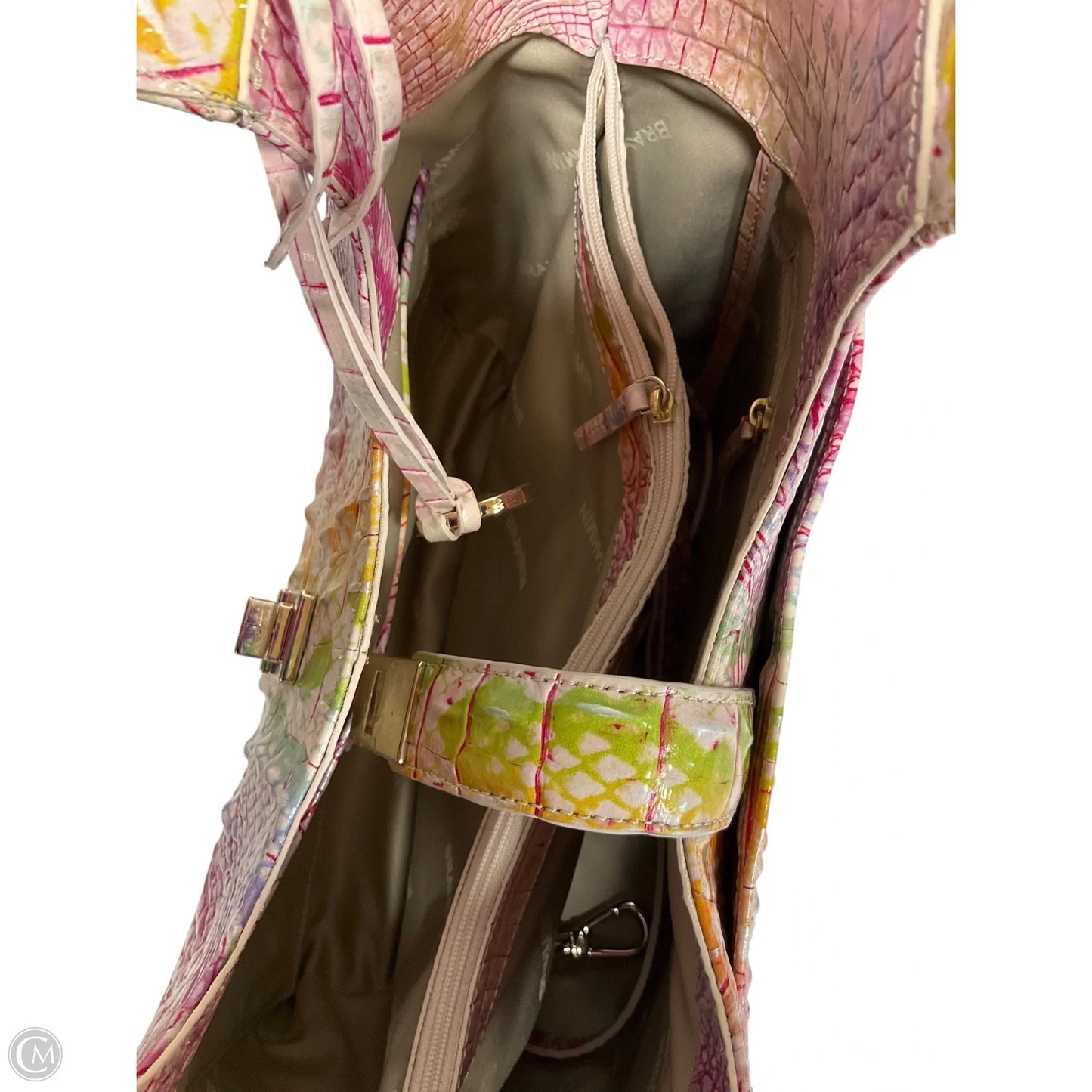 Handbag Designer By Brahmin, Size: Medium