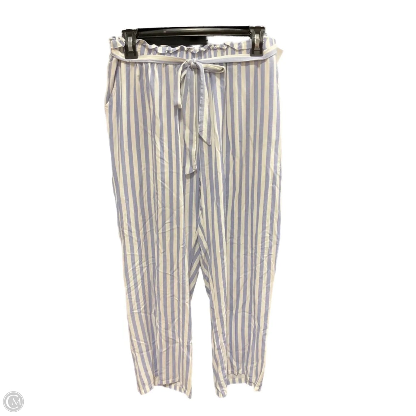 Pants Wide Leg By Hyfve In Striped Pattern, Size: L