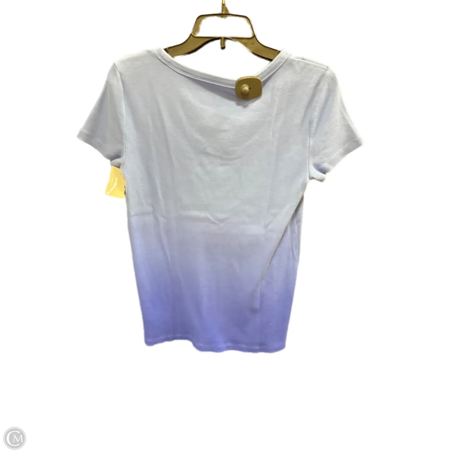 Top Short Sleeve Basic By Talbots In Blue, Size: M