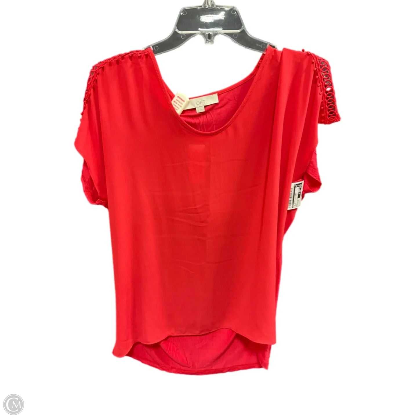 Top Sleeveless Basic By Loft In Orange, Size: Osfm