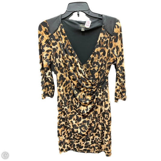 Dress Casual Short By Thalia Sodi In Animal Print, Size: S