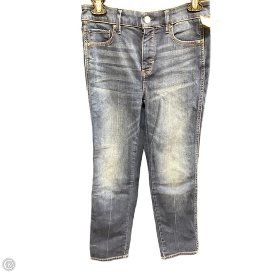 Jeans Straight By White House Black Market In Blue Denim, Size: 0