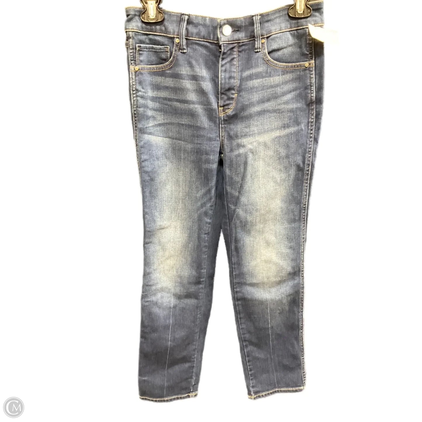 Jeans Straight By White House Black Market In Blue Denim, Size: 0