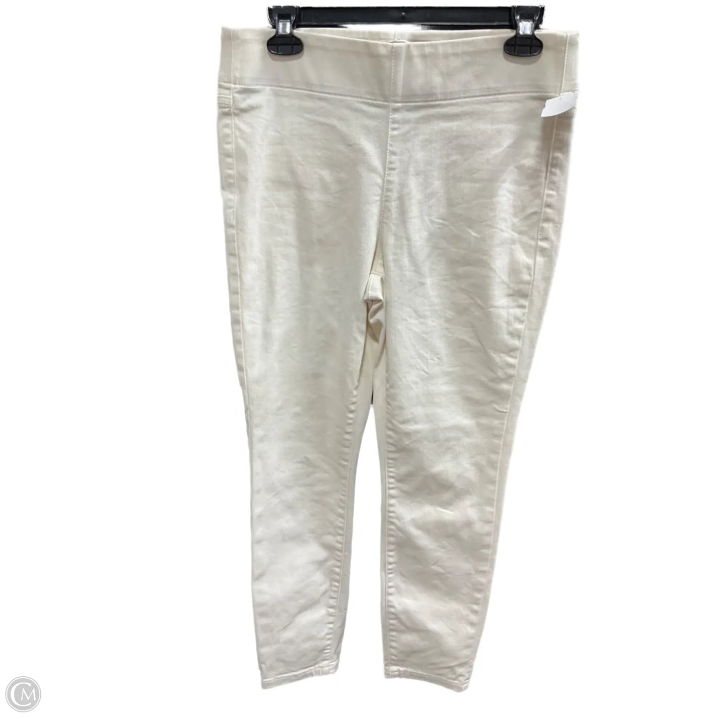 Jeans Skinny By Simply Vera In Cream, Size: 8