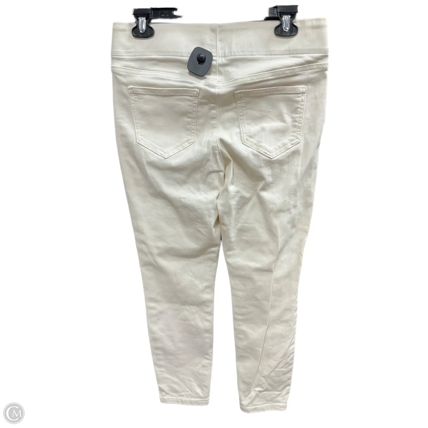 Jeans Skinny By Simply Vera In Cream, Size: 8