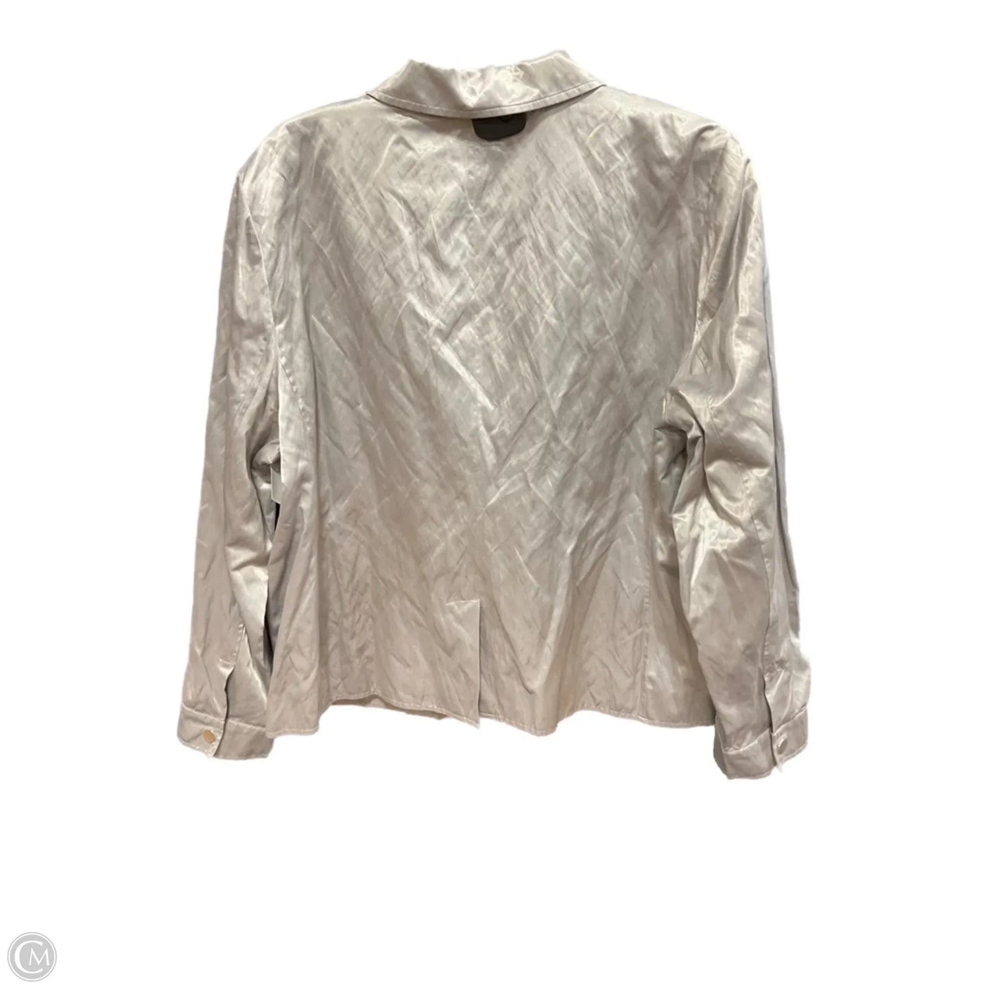 Jacket Other By Chicos In Silver, Size: Xl