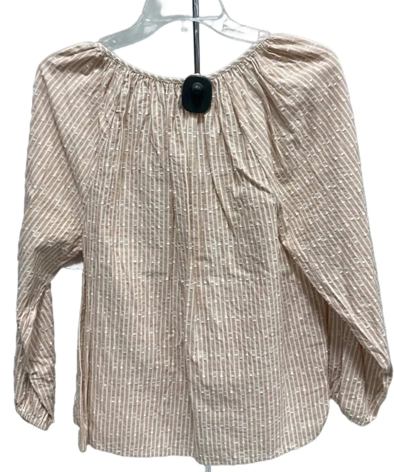 Top Long Sleeve Basic By Loft In Striped Pattern, Size: S