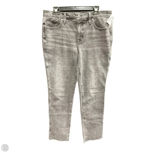 Jeans Straight By Madewell In Black, Size: 12