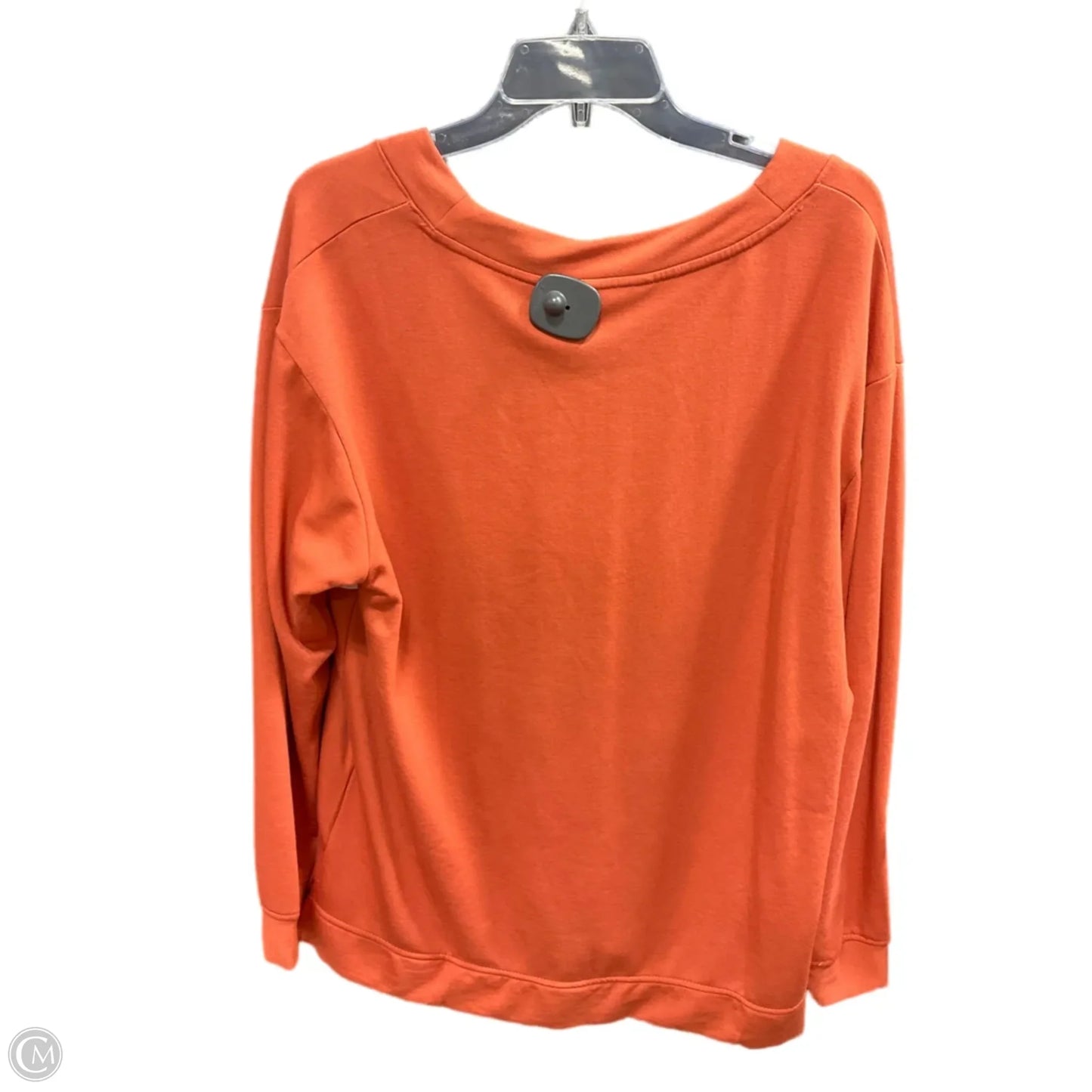 Sweatshirt Collar By Orvis In Orange, Size: L