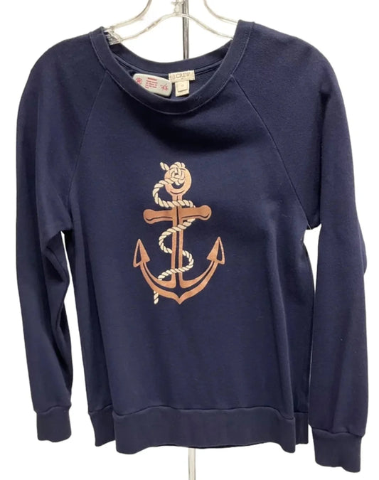 Top Long Sleeve Basic By J. Crew In Navy, Size: Xs