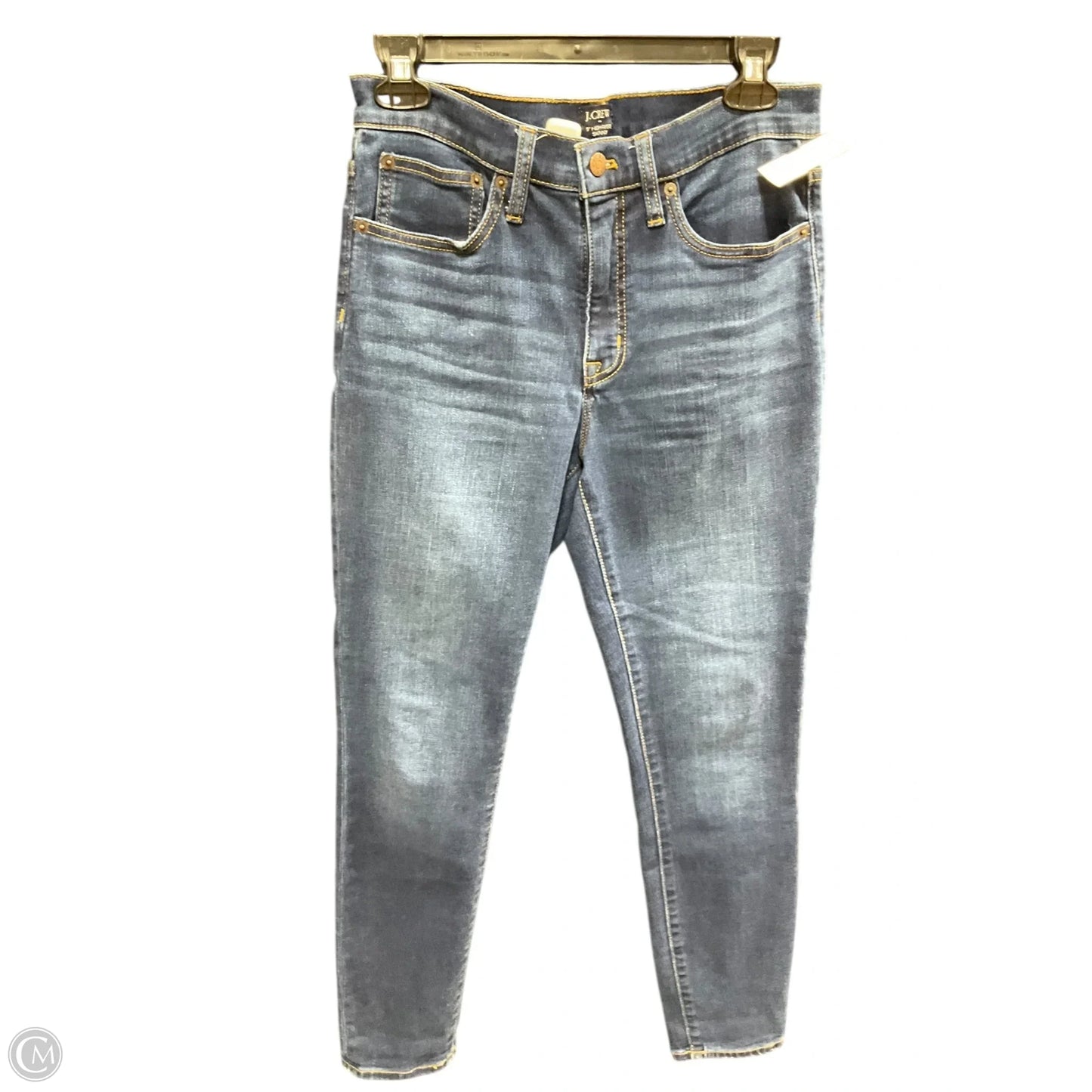 Jeans Skinny By J. Crew In Blue Denim, Size: 6