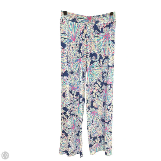 Pants Designer By Lilly Pulitzer In Blue & Pink, Size: Xxs