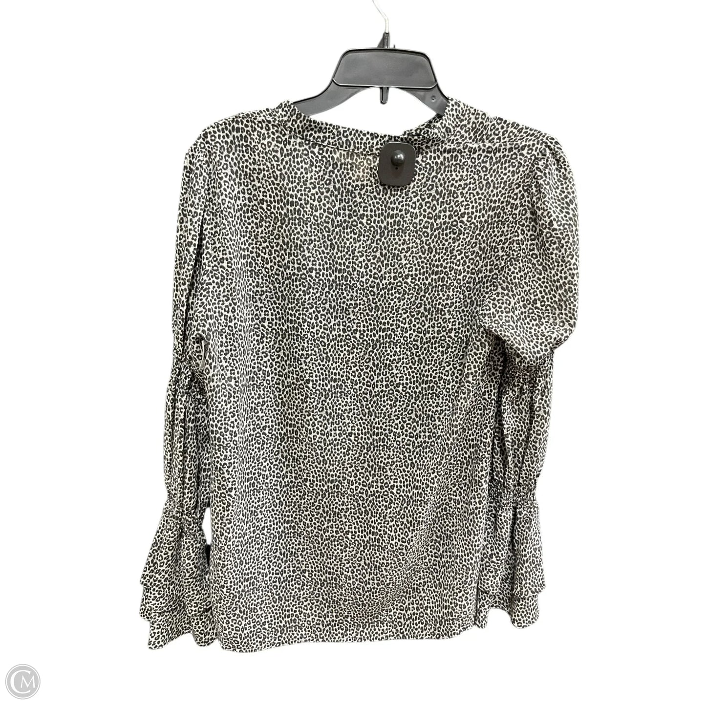 Top 2pc Long Sleeve By Michael By Michael Kors In Leopard Print, Size: M