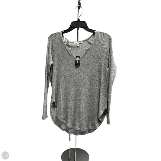 Top Long Sleeve Basic By Express In Grey, Size: Xs