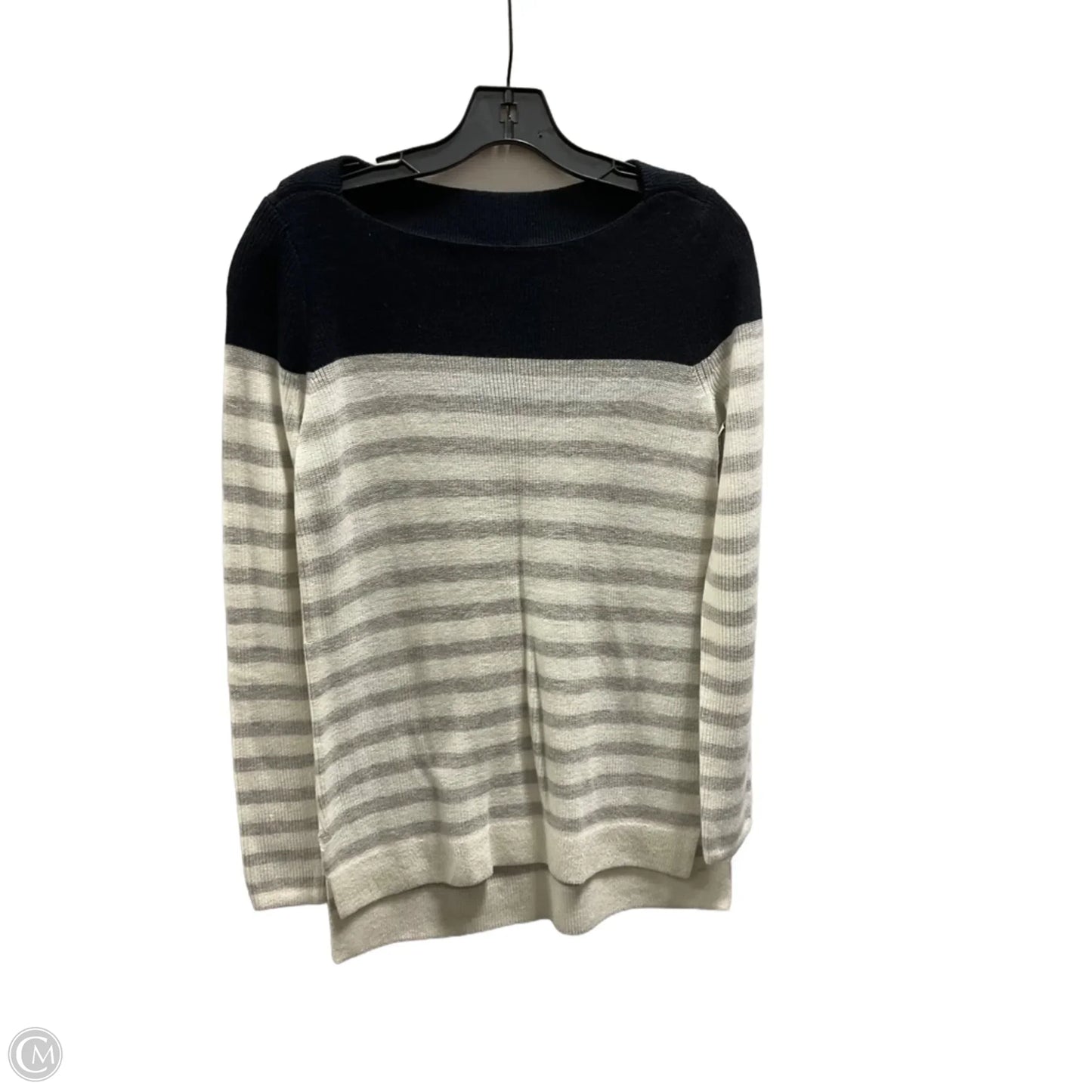 Sweater By Loft In Striped Pattern, Size: M