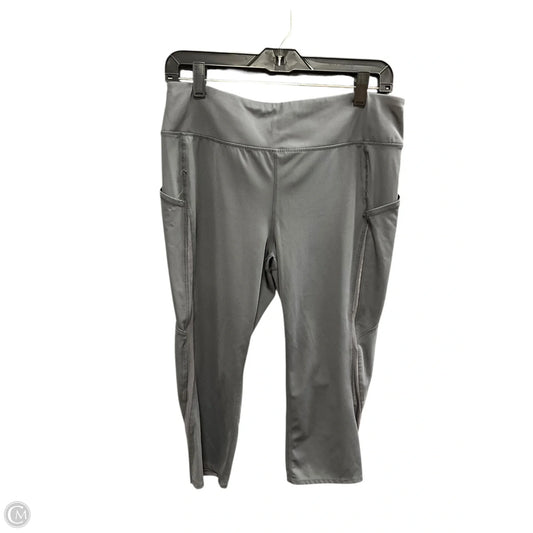 Athletic Capris By Tangerine In Grey, Size: Xl