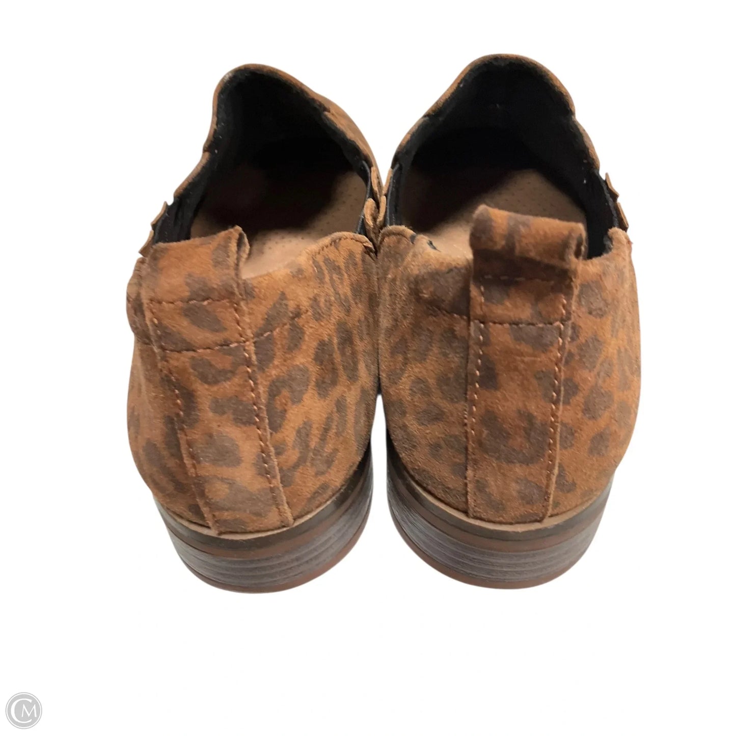 Shoes Heels Block By Clarks In Animal Print, Size: 8.5