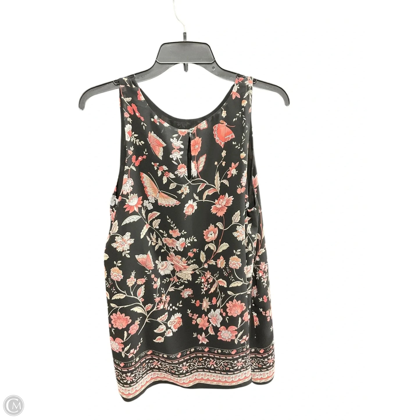 Top Sleeveless By Max Studio In Floral Print, Size: L