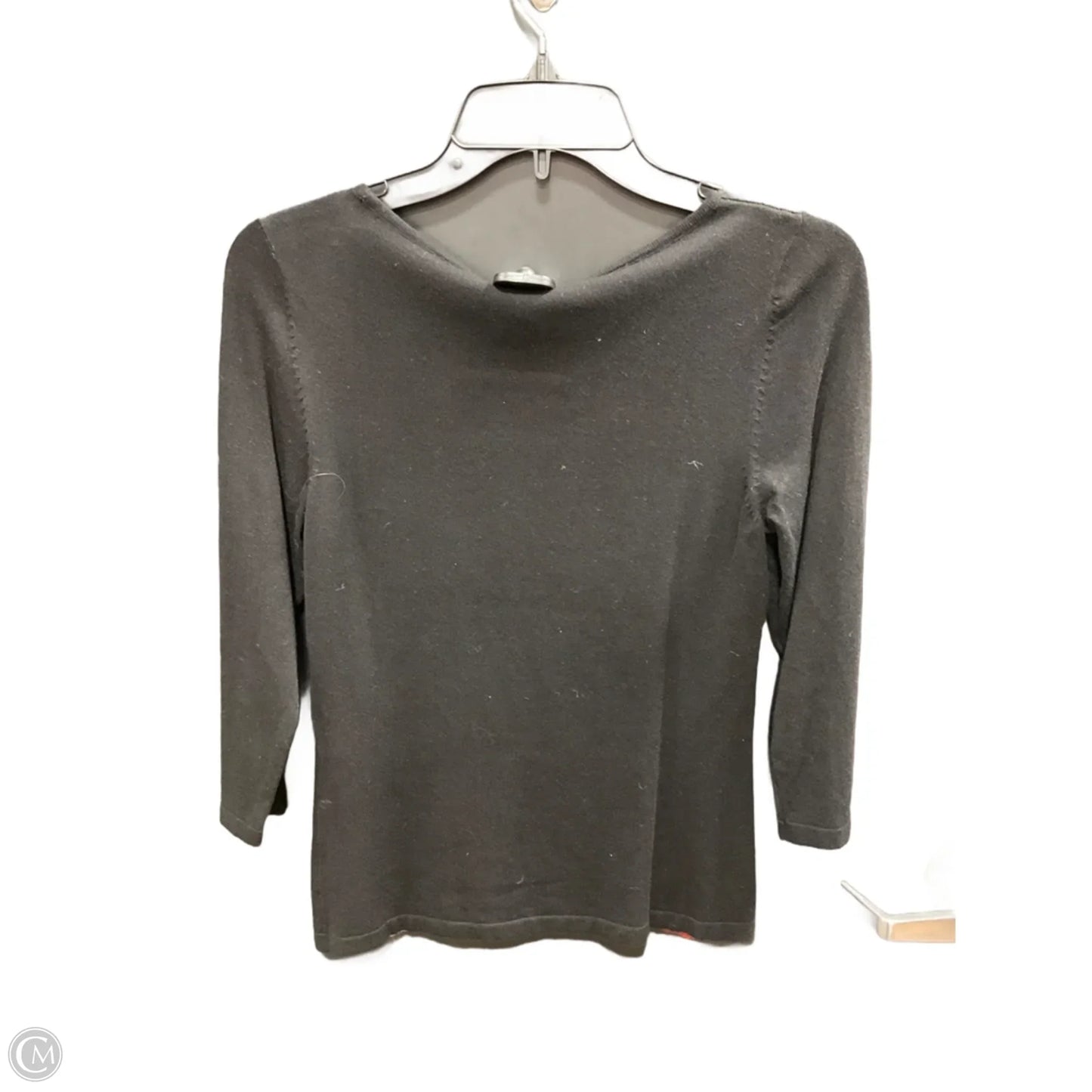 Top Long Sleeve By Inc In Black, Size: S