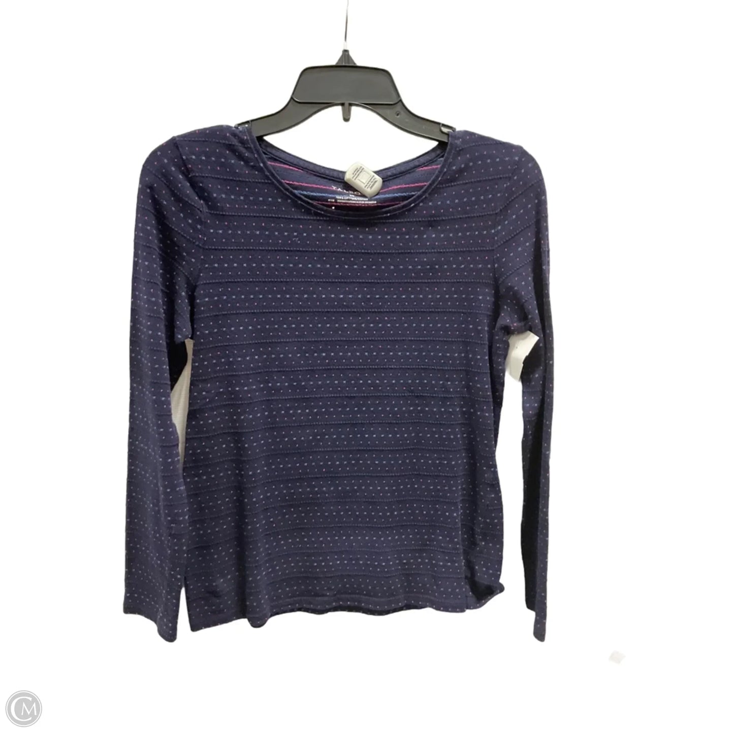 Top Long Sleeve By Talbots In Navy, Size: Xs