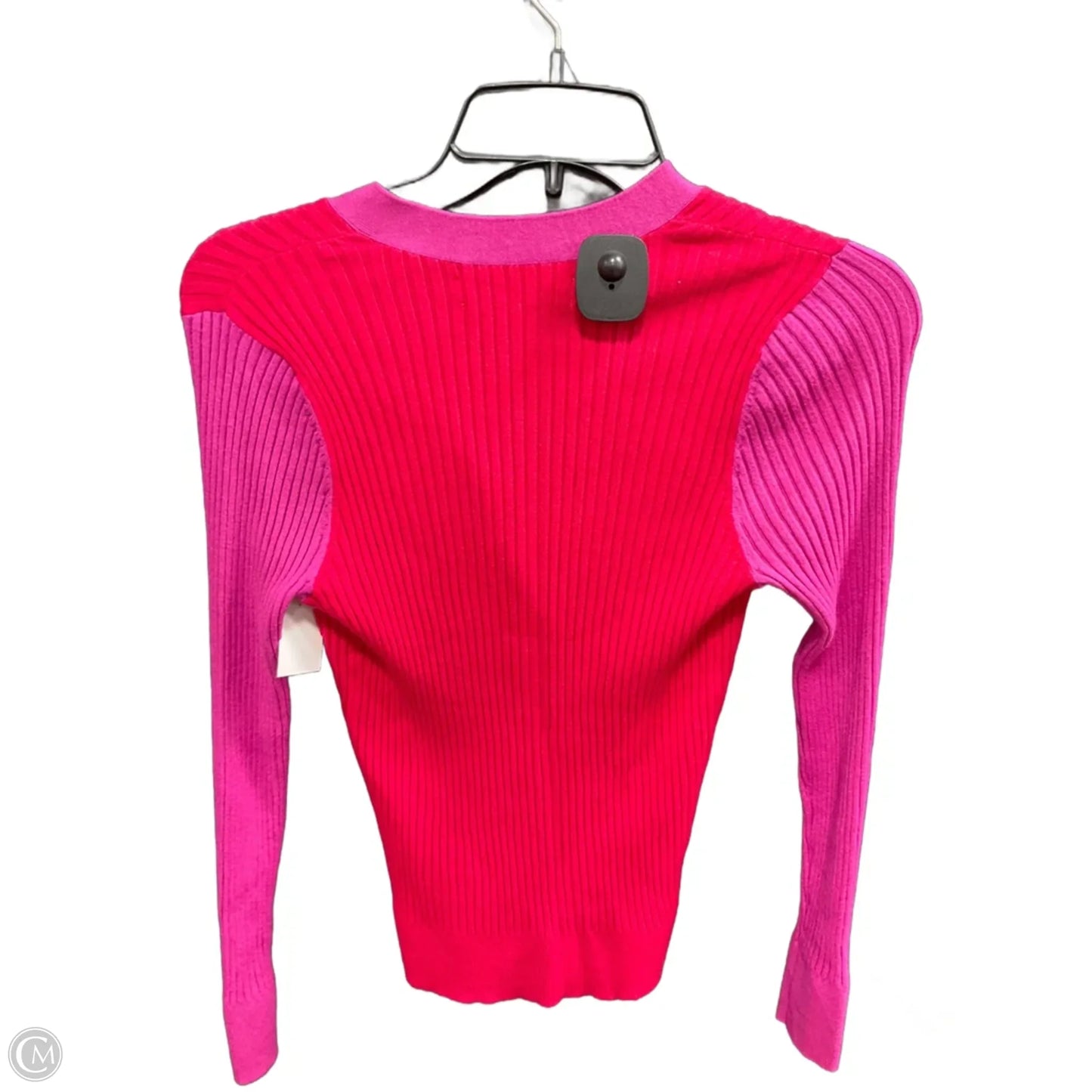 Cardigan By Loft In Pink & Red, Size: S