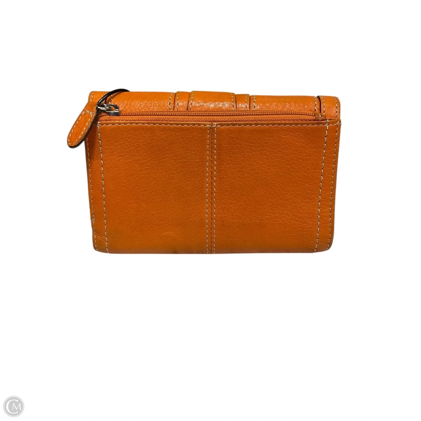 Wallet Leather By Fossil, Size: Small
