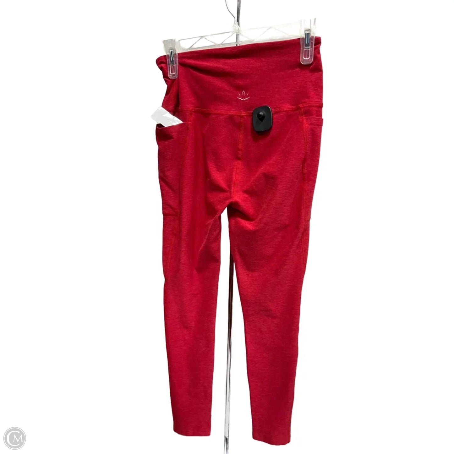 Athletic Leggings By Beyond Yoga In Red, Size: L