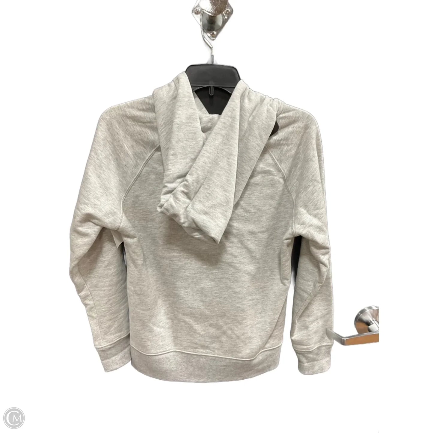 Sweatshirt Hoodie By Gap In Grey, Size: S