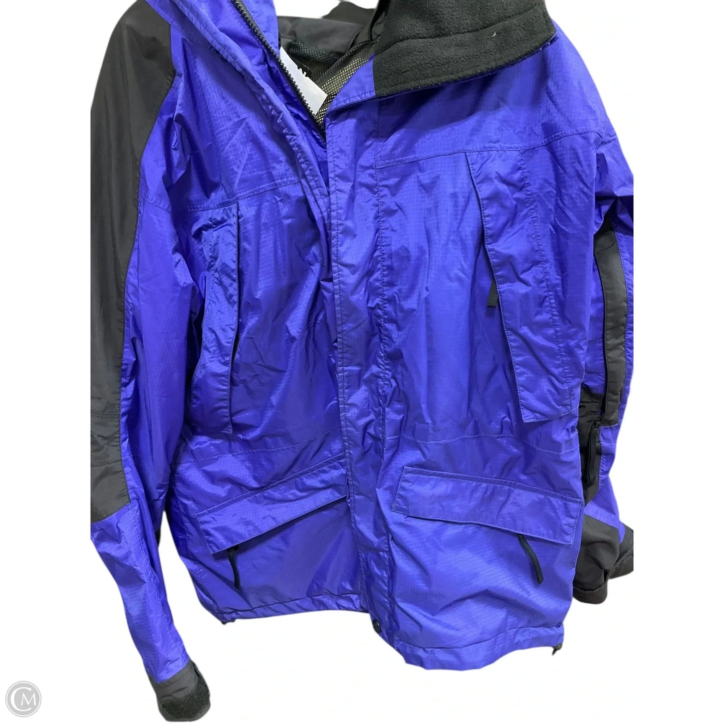 Coat Other By Mountain Hardwear In Black & Blue, Size: M
