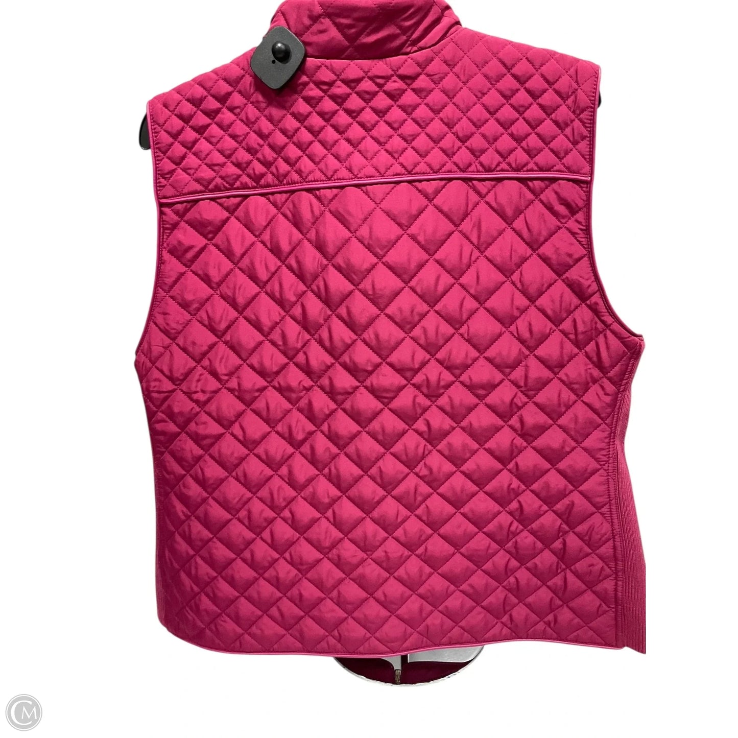 Vest Puffer & Quilted By Chicos In Pink, Size: Xl