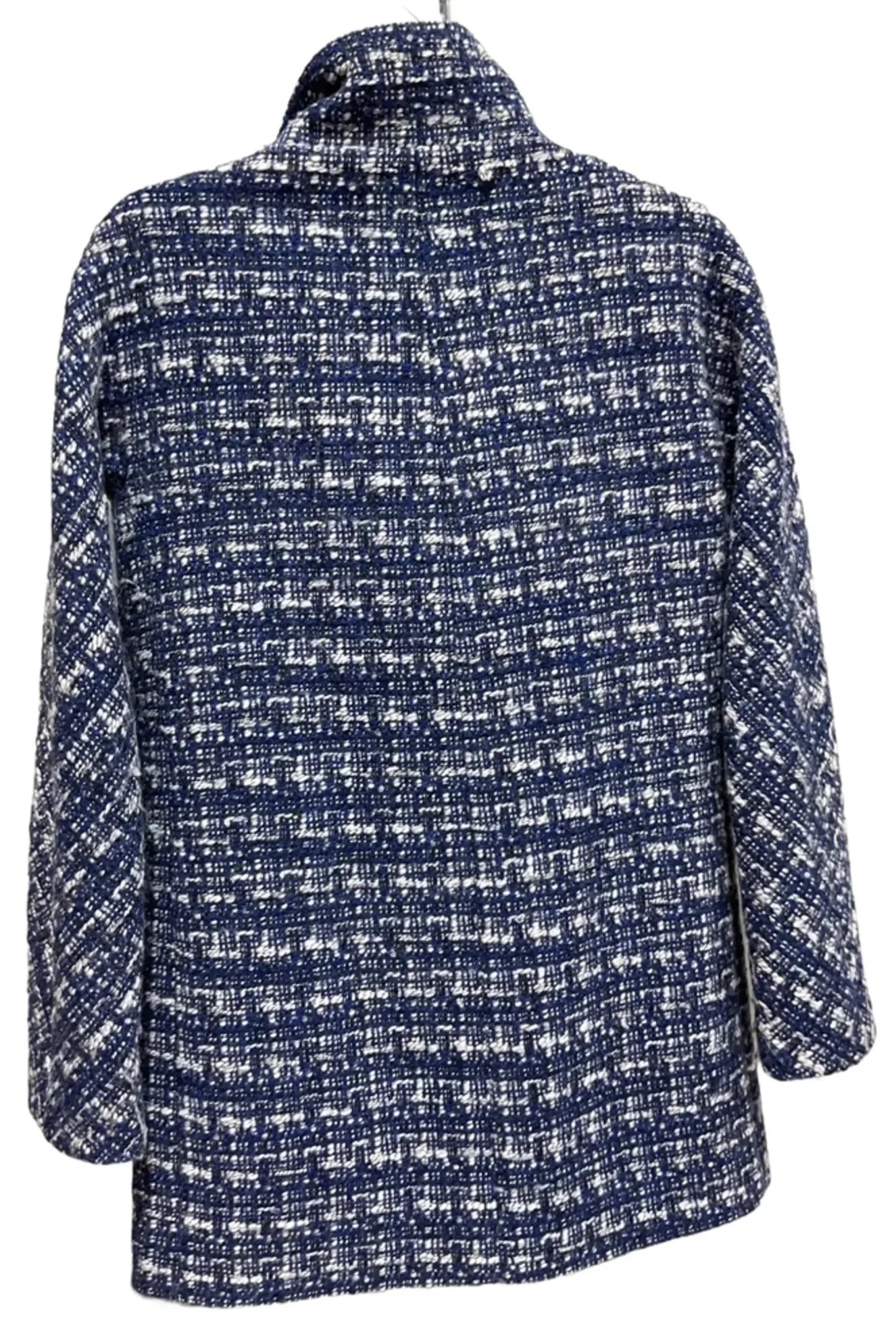 Coat Other By J. Crew In Blue & White, Size: 2