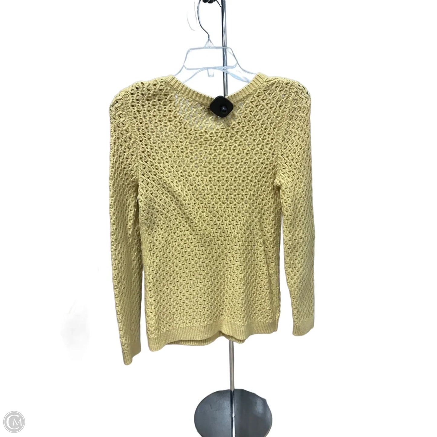 Sweater By Talbots In Yellow, Size: Xs
