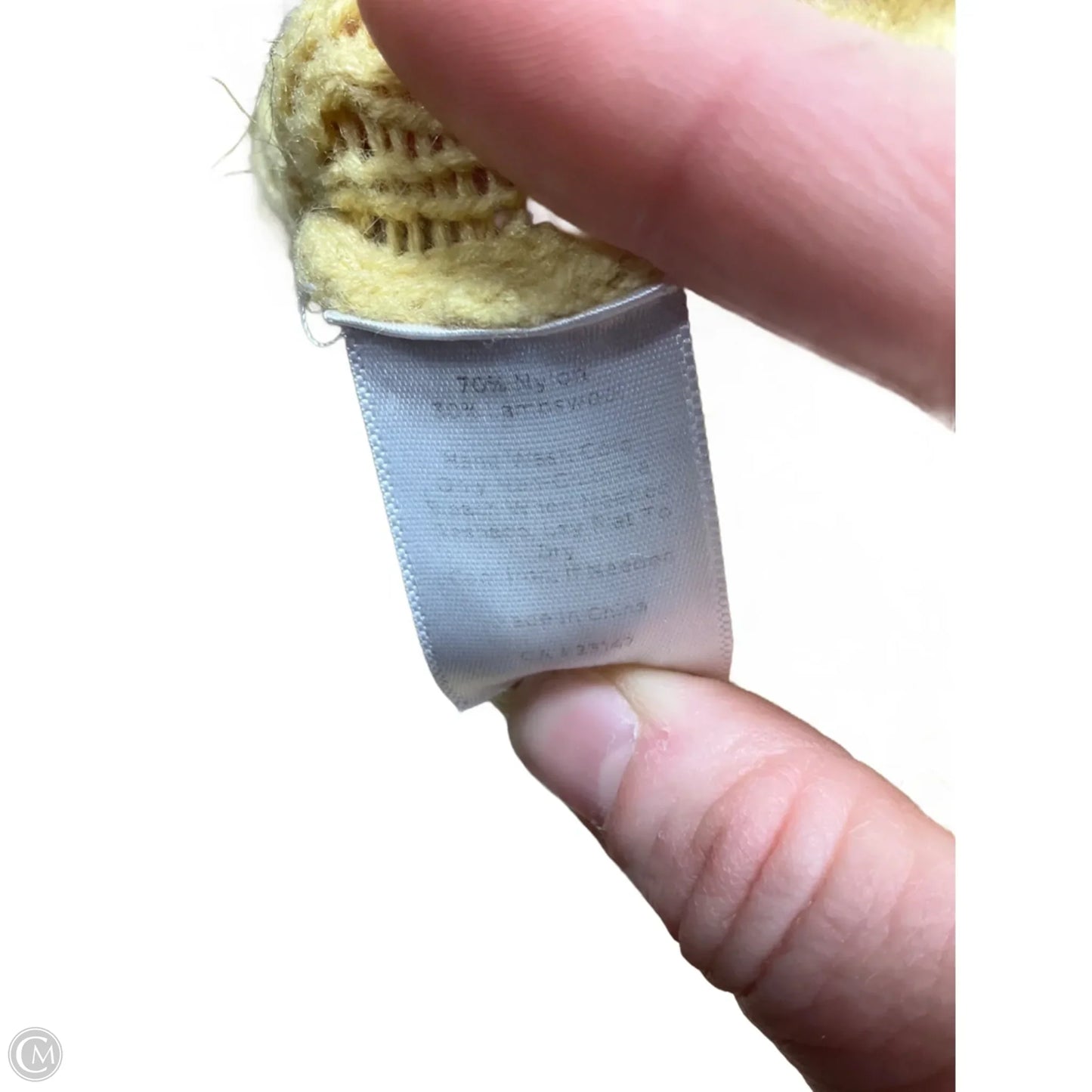 Sweater By Talbots In Yellow, Size: Xs