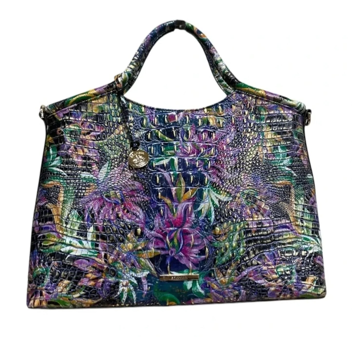 Handbag Designer By Brahmin, Size: Large