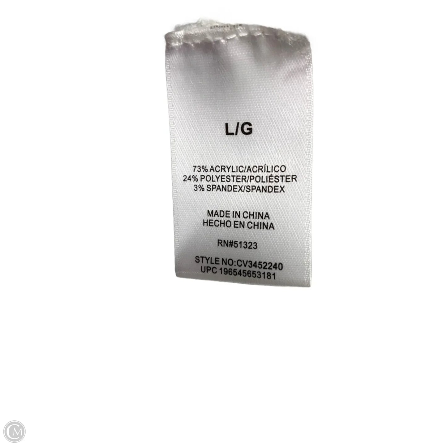 Sweater By Vince Camuto In Grey, Size: L