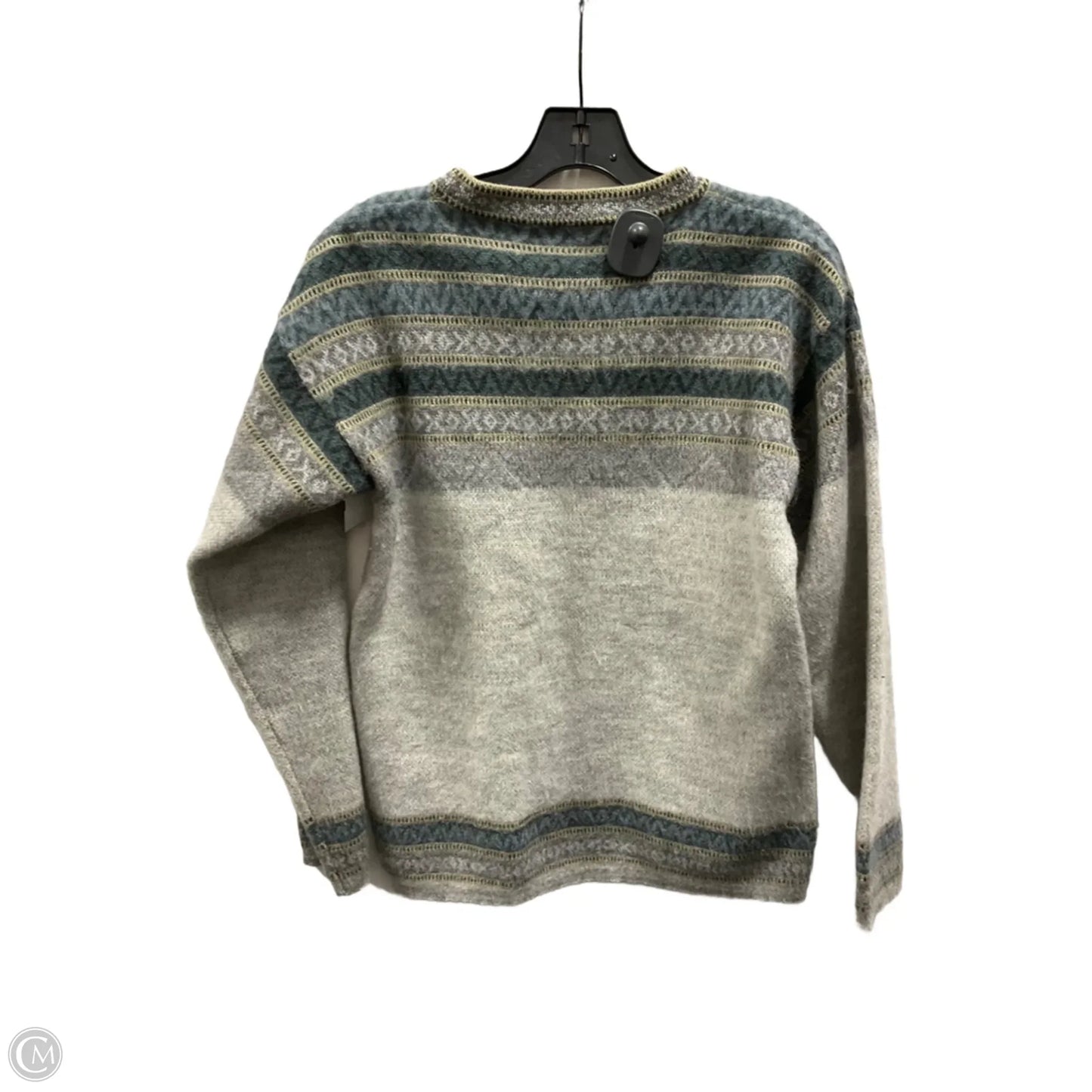 Sweater By Cma In Grey & Tan, Size: M