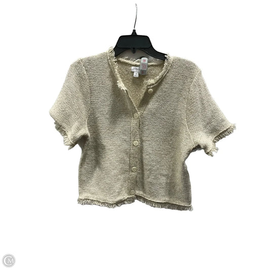Top Short Sleeve Basic By J. Crew In Beige, Size: M