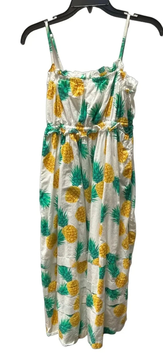 Dress Casual Maxi By J. Crew In Tropical Print, Size: 0
