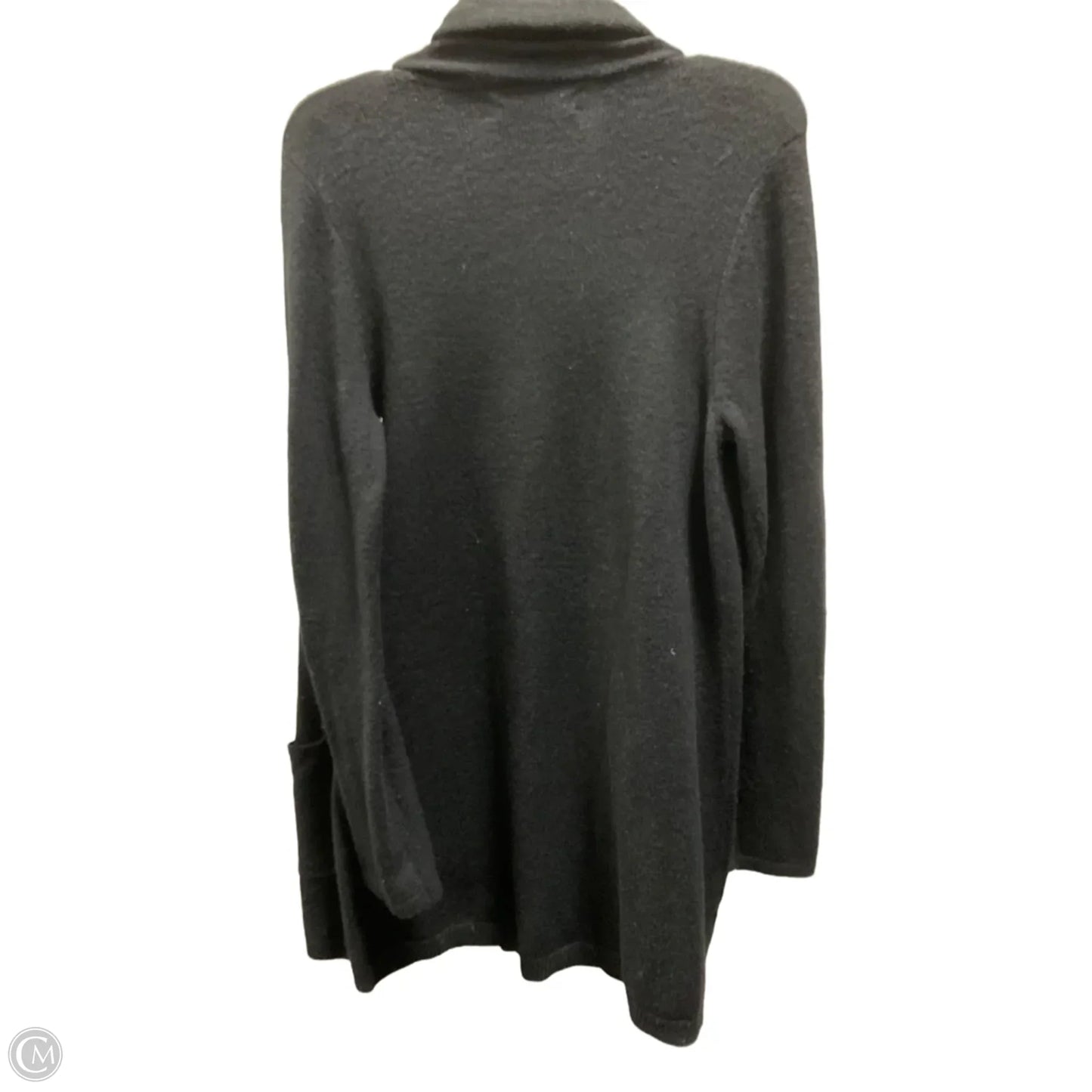 Sweater Cardigan By Loft In Black, Size: S