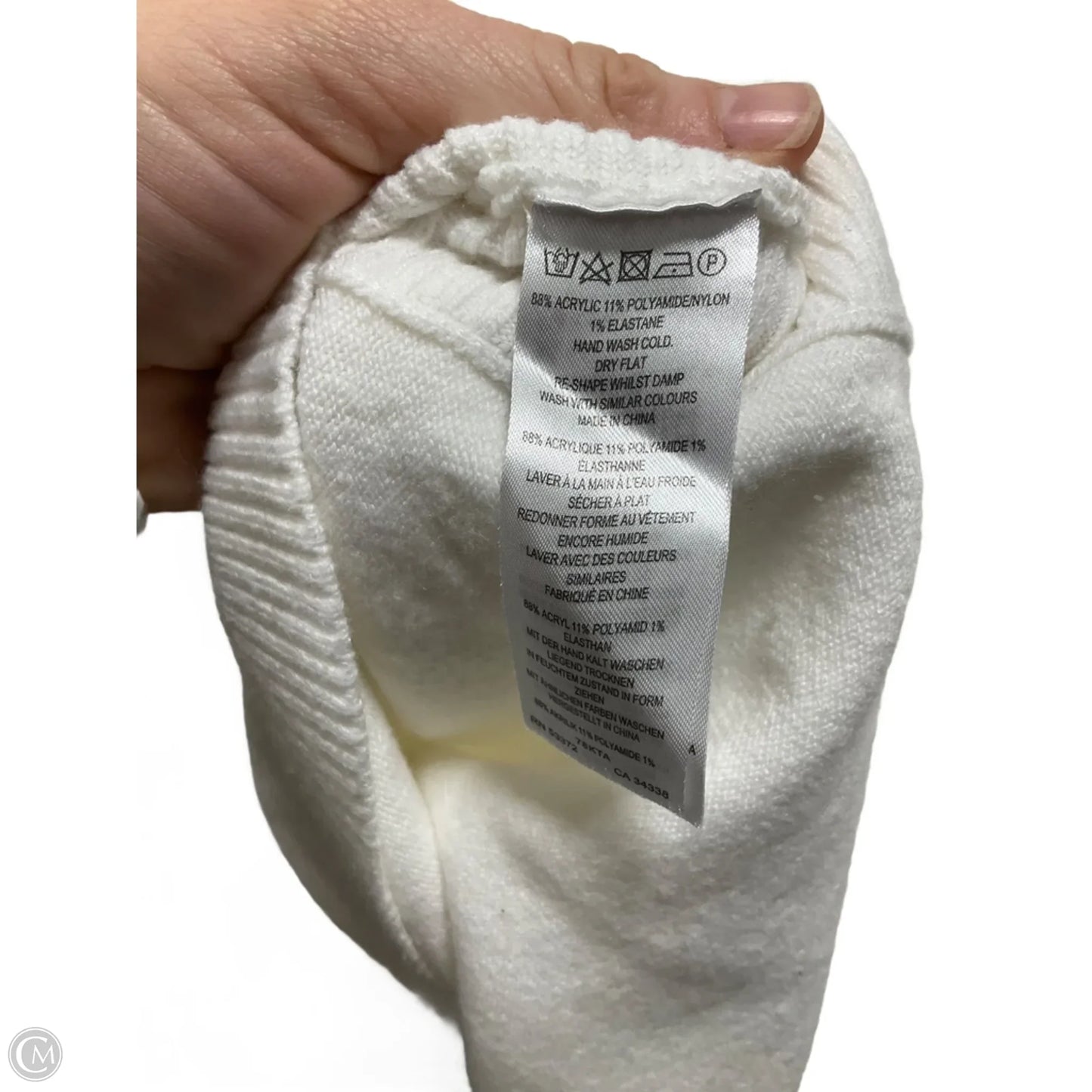 Sweater By French Connection In Cream, Size: M