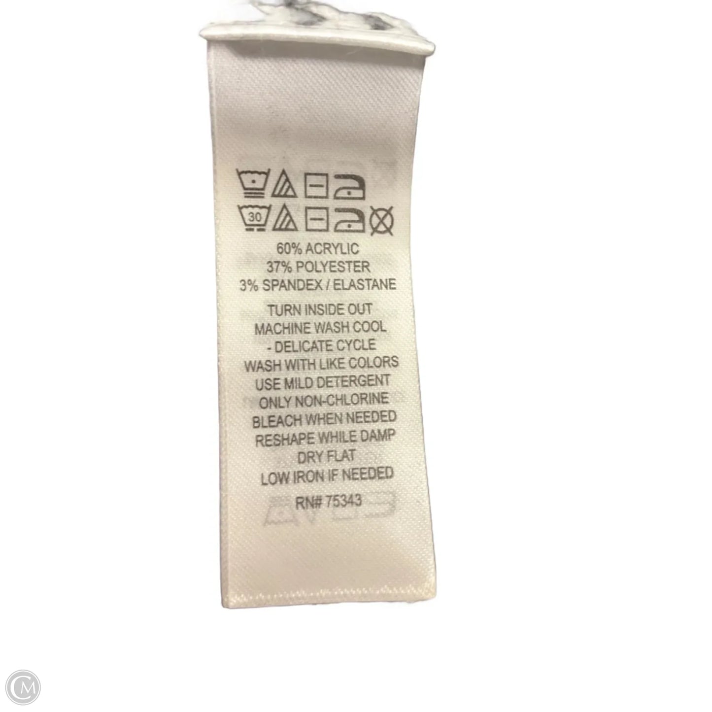 Sweater By William Rast In Black & White, Size: M