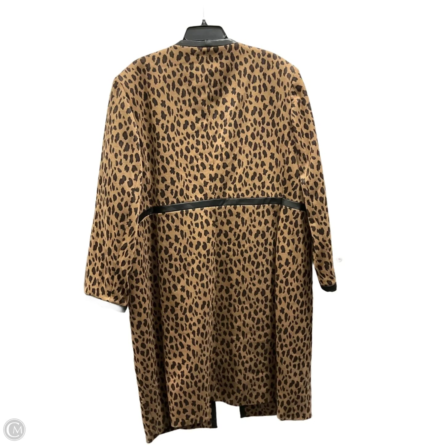 Cardigan By Kasper In Animal Print, Size: 22