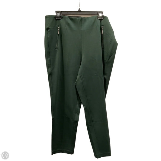 Pants Dress By Liverpool In Green, Size: 18