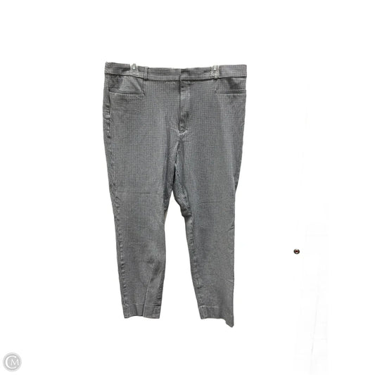 Pants Dress By Banana Republic In Black & Blue, Size: 16